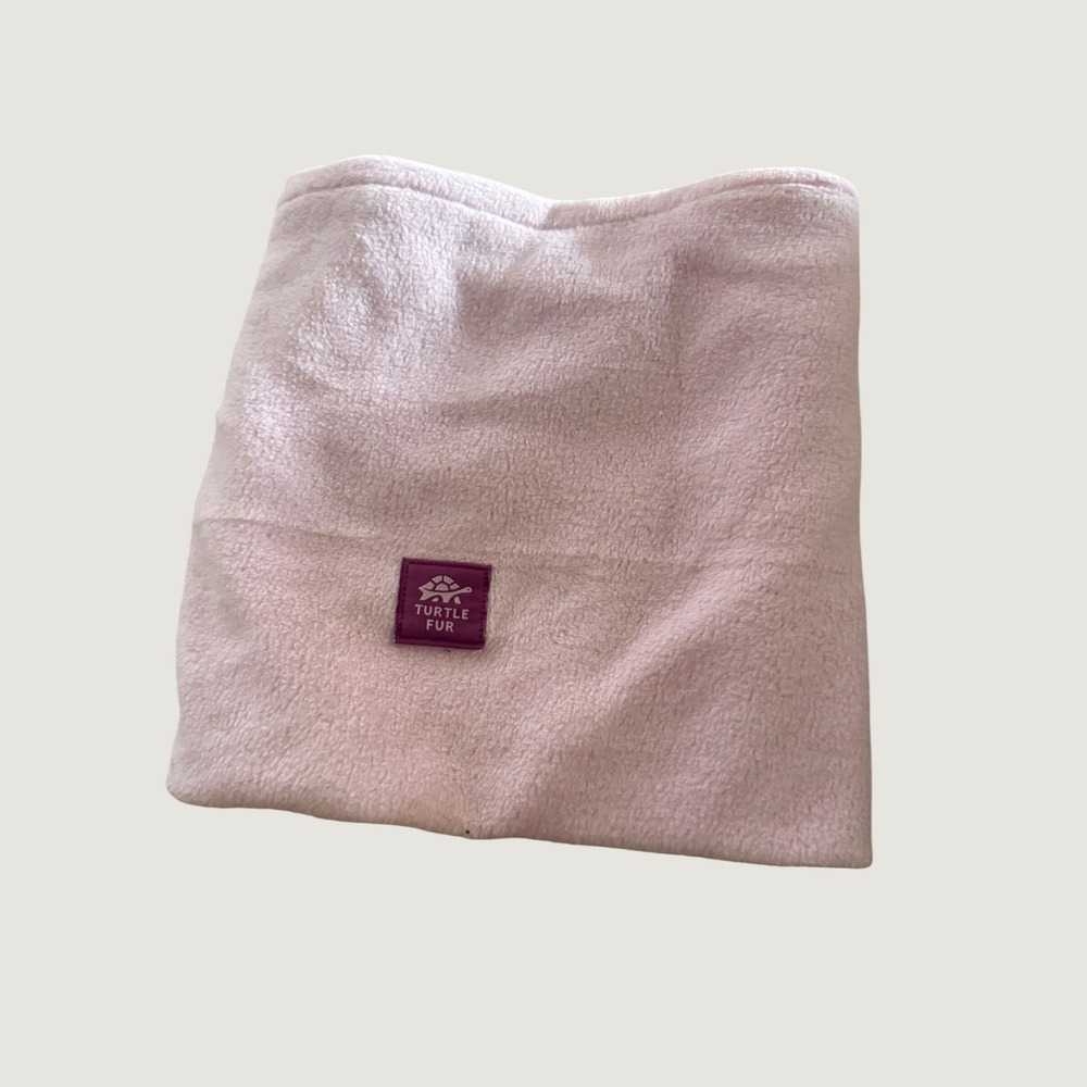 Turtle Fur Kids Fleece Neck Warmer Gaiter Light Pink Recycled Polyester